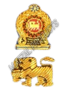 Parche de alta calidad bordado hecho a mano aduanero, parches para planchar para ropa, insignias doradas - Product Image 6