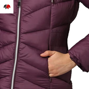 Veste matelassée en tricot personnalisée pour femme Ryan Pro Gear, chaude, respirante, à capuche, avec logo personnalisé et rembourrage doux - Product Image 6