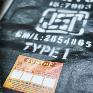 Bâche enroulable en PEHD pour bois, 120 g/m², stabilisée aux UV, imperméable, protection du bois, largeur personnalisée - Product Image 1