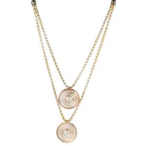 Urthn Fine Pendentif Collier Chaîne Plaqué Or Antique 1203016 - Product Image 1