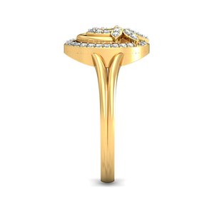 Ishi แหวนทอง18K ประดับเพชรที่ปลูกในแล็บคลาสสิก - Product Image 2