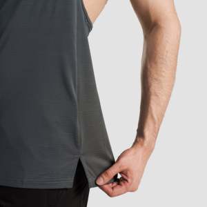 Camiseta sin mangas gris para hombre - Product Image 5