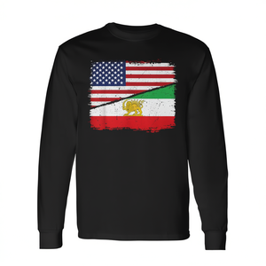 T-Shirt Unisex a Maniche Lunghe con Collo Rotondo, Stampa Digitale, Abbigliamento Promozionale, Taglia Adulto A5287 - Product Image 3