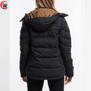 แจ็กเก็ตและเสื้อโค้ทแบบมีฟองสำหรับผู้หญิงเสื้อโค้ทขนสัตว์เทียมสำหรับฤดูหนาวออกแบบได้ตามต้องการ - Product Image 2