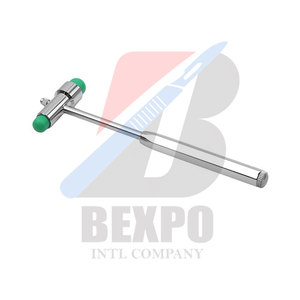 Martillo reflejo de percusión de acero manual y mecánico multifuncional instrumento de diagnóstico neurológico médico - Product Image 4