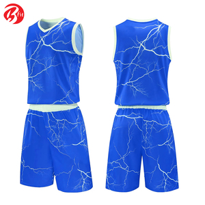 Poche en tissu respirant et vêtements imprimés par sublimation nouveau Design ensembles d'uniformes de basket-ball Bsci short de basket-ball d'été - Product Image 6