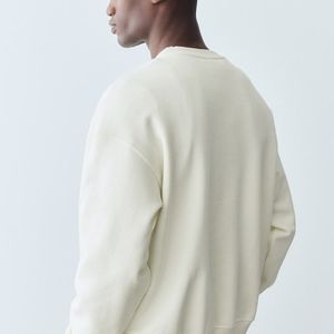 Tissu polaire vierge Impression de logo personnalisé Col rond uni Séchage rapide Service OEM - Product Image 3