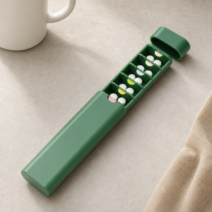 กล่องใส่ยาแบบพกพา ABS สำหรับ 7 วัน ขนาด 17.5x4x2.5 ซม. - Product Image 2