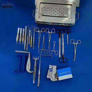 Juego de Instrumentos de Estiramiento Facial de Acero Inoxidable de Marca Personalizada, 21 Piezas, Herramientas Quirúrgicas Manuales Reutilizables de Alta Calidad, Certificación CCC, 3 Años - Product Image 1