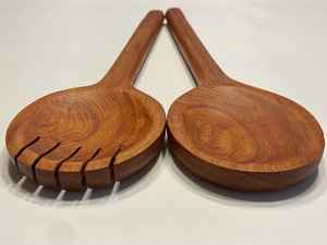 Cuchara Grande de Madera Hecha a Mano con Acabado Natural, Utensilio de Cocina Ecológico para Servir en el Hogar, Restaurantes y Fiestas - Product Image 6