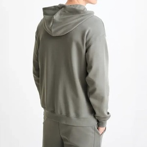 Sweat à capuche épais et brodé avec logo personnalisé OEM pour hommes 600 GSM Sweat à capuche vierge surdimensionné - Product Image 2