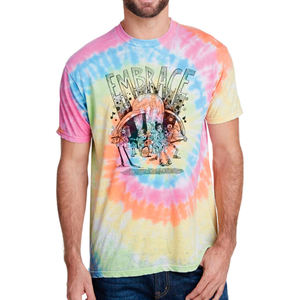 T-shirts décontractés à manches courtes, surdimensionnés et personnalisés, avec impression par teinture colorée, pour hommes du Bangladesh - Product Image 5