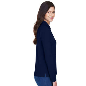 Camisetas de Polo de manga larga con logotipo personalizado de golf para mujer - Product Image 6