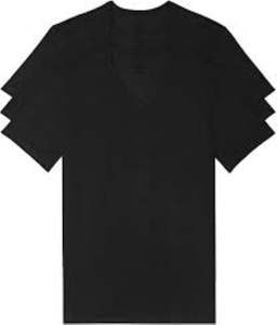 T-shirt à col en V pour hommes en coton de haute qualité personnalisé à imprimé élégant T-shirt pour hommes décontracté et uni à imprimé pour hommes à col en V en coton durable - Product Image 3