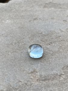 Piedra de cabujones con forma de cojín de Aguamarina de Color superior Natural con buen brillo, piedras preciosas sueltas para hacer joyas de 2,01 quilates - Product Image 4