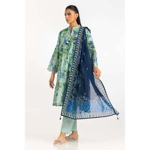 ชุดลำลองสไตล์โบโฮ IUSTKSD-2216 แบบ 3 ชิ้น ลายพิมพ์ พร้อมปกปักลายแมนดาริน ระบายอากาศได้ดีและมีสไตล์ - Product Image 5