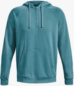 Sudadera con capucha Rival Fleece 1/2 con cremallera para hombre, peso pesado, 100% de poliéster, sudaderas elásticas y cómodas importadas, cierre, lavado a máquina - Product Image 3