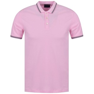 Chemises Polo Personnalisées en Coton 100% de Haute Qualité, Tissu Satiné, Impression Brodée, Logo Personnalisé, Couleur Marine - Product Image 3