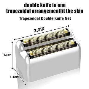 Cabezal de Repuesto para Afeitadora Eléctrica con Cuchillas Dobles/Triple, Resistente al Agua IPX7, para Afeitado Corporal, Lavable - Product Image 5