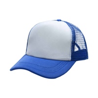 Grosir kualitas tinggi desain khusus klasik 5 Panel topi Trucker paling populer Logo bordir 3D Anda sendiri