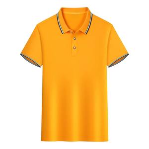 Polo de algodón orgánico 100% para hombre, camiseta de verano personalizada de alta calidad, ropa informal transpirable, logotipo bordado, corto, trabajo ODM - Product Image 4
