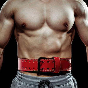 Protection Adjustable <b>Weight</b> Lifting <b>Belt</b> Leather Material Lightweight <b>Weight</b> Lifting <b>Belt</b> - Product Image 4