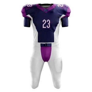 Vêtements de sport, uniforme de football américain uni, respirant, à séchage rapide, manches courtes, personnalisable, 100% coton, haute qualité - Product Image 1