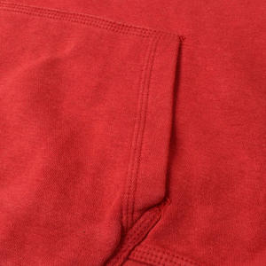 Wholesale Basics <b>Red</b> Color OEM Service 100% Cotton Custom Long Sleeve Pullover <b>Men's</b> Hoodie <b>Sweatshirts</b> Top Quality Streetwear - Product Image 5