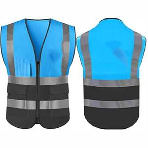 Chaleco DE TRABAJO transpirable de alta calidad para hombres con múltiples bolsillos y cierre de cremallera Top Trending 5-Dimension Design Washed Technics - Product Image 1