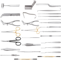 Ensemble de rhinoplastie Kaye Gruber de qualité chirurgicale en acier inoxydable 28 pièces ensemble de procédure de rhinoplastie Instruments de chirurgie du nez