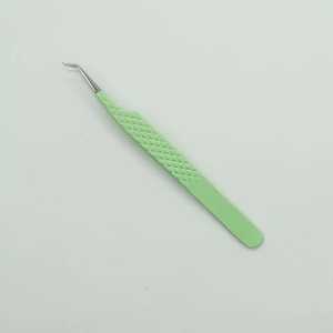 Pinces à épiler en acier inoxydable personnalisées en gros, antistatiques, pointes en fibre de précision, boîte en vrac, étiquette privée, pinces à épiler - Product Image 3