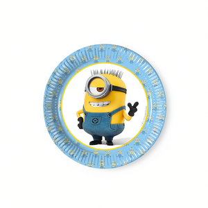 Platos de Papel de Minions de 19.5 cm, 6 Piezas, Platos Desechables para Fiestas - Product Image 2
