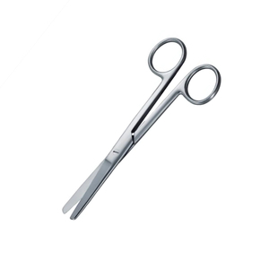 Ciseaux de coupe à bord émoussé avec matériau en acier inoxydable à finition terne pour les soins infirmiers et les pansements dans la salle d'opération chirurgicale - Product Image 4