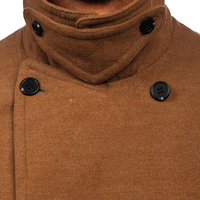 Manteau en jean matelassé pour homme - Vêtement d'extérieur d'hiver chaud et élégant, épais et doux avec col montant, réversible et respirant, style urbain