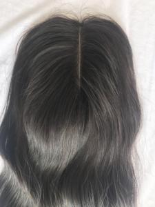 ที่ต่อผมธรรมชาติสีธรรมชาติ100% 5X6 Topper,ที่ต่อผมมนุษย์แบบบราซิลมองโกเลีย - Product Image 5