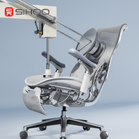 Chaise de bureau ergonomique moderne en mesh SIHOO S300 avec accoudoirs réglables 6D