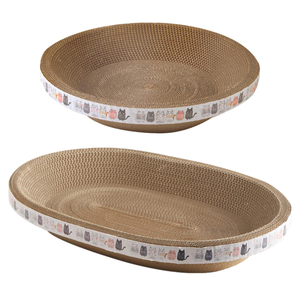 ที่ข่วนเล็บแมวแบบเป็นมิตรต่อสิ่งแวดล้อม ทำจากกระดาษรีไซเคิล สำหรับส่งออกผลิตภัณฑ์สัตว์เลี้ยงทั่วโลก - Product Image 1