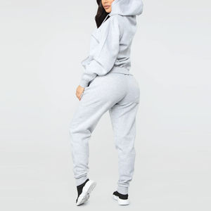 Conjunto Deportivo de Dos Piezas para Hombre de Alta Calidad en Color Sólido, 100% Algodón para Trotar en Invierno - Product Image 4