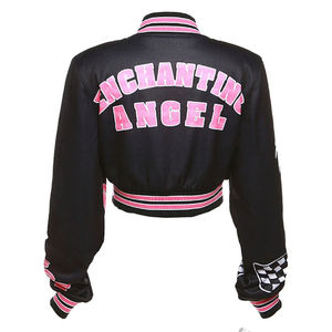 Manteau femme veste universitaire personnalisée broderie de haute qualité manches longues vestes universitaires veste de baseball universitaire pour femme - Product Image 2