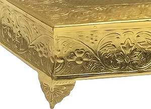 แท่นวางเค้กโลหะสีทองสุดเจ๋งสำหรับวางเค้กที่บ้านทรงกลมสีทองทันสมัยแท่นวางเค้กโลหะสำหรับวันเกิดงานแต่งงานของขวัญและงานฝีมือ - Product Image 4