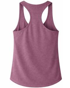 Camiseta sin mangas personalizada para mujer, color morado malva, cuello redondo, suave y elástica, informal, para entrenamiento, fitness, gimnasio, verano. - Product Image 5
