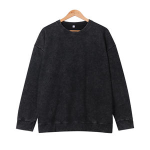 Sudadera con Capucha Unisex de Alta Calidad, Estilo Lavado Ácido, Tejida, Personalizada con Bordado, Estampado Vintage, Talla Grande - Product Image 4