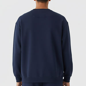 Sudadera con Capucha de Invierno de Color Sólido, Cuello Redondo, Estilo Holgado, 100% Algodón, Personalizada con Estampado, Gran Venta - Product Image 2