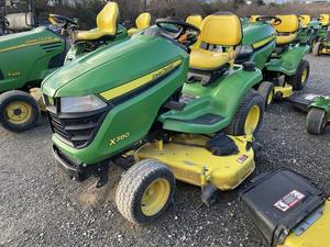 Cortacésped John Deere X950R con asiento, 25HP, 4 tiempos, caja recolectora, eléctrico 28V para tractor de jardín, corte de césped, bajo precio, calidad DIY - Product Image 6