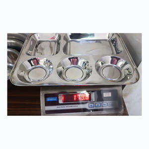 Plateau à lunch en acier inoxydable écologique, plaque multi-sections de qualité supérieure pour un compartiment de repas parfaitement agencé - Product Image 4