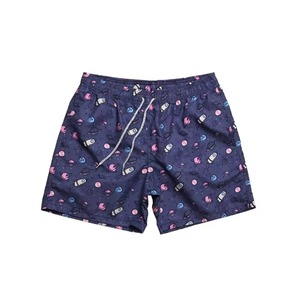 Pantalones cortos de playa de verano para hombre superventas, traje de baño elástico Floral con estampado de algodón y poliéster para maternidad - Product Image 2