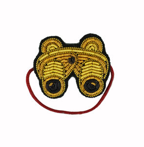 Broche de silla SAFARI bordado a mano y broche de moda con cuentas de alambre de lingotes - Product Image 2