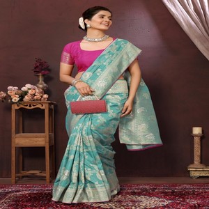 ชุดส่าหรีผ้าไหมสุดหรูดู Dari Dola สำหรับทุกโอกาส - Product Image 1