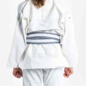 Conjunto de uniforme de Jiu-Jitsu juvenil de algodón ligero y duradero con cinturón para entrenamiento de artes marciales para niños - Product Image 6