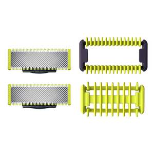 Kit de Afeitadora para Rostro y Cuerpo, Dos Cuchillas de Repuesto de Cerámica y un Peine Corporal - Product Image 2